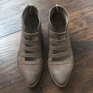 Free People Emma Zipper Back Ankle Bootie